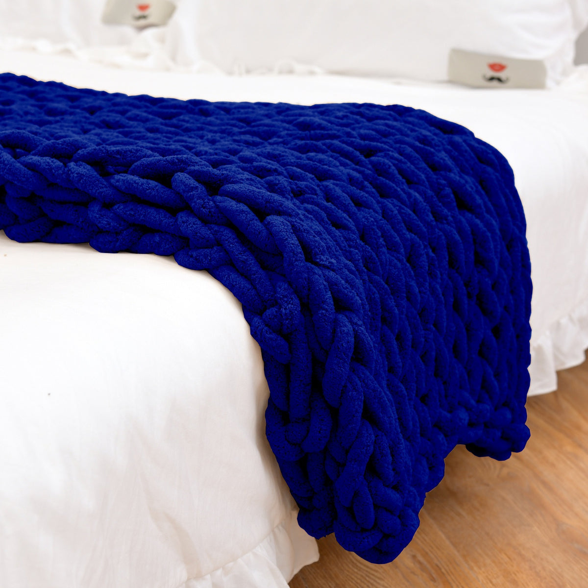 Chunky Knit Throw Blanket