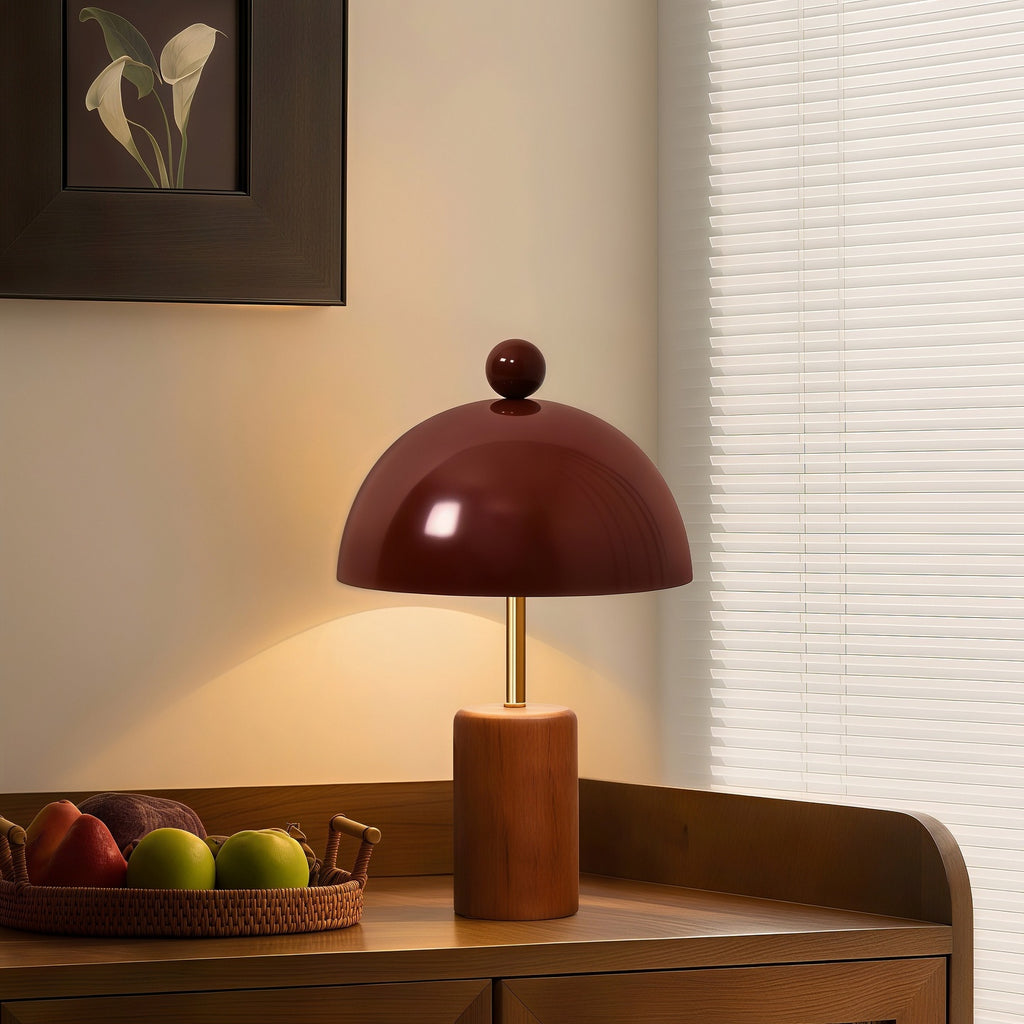 Wood Table Lamp