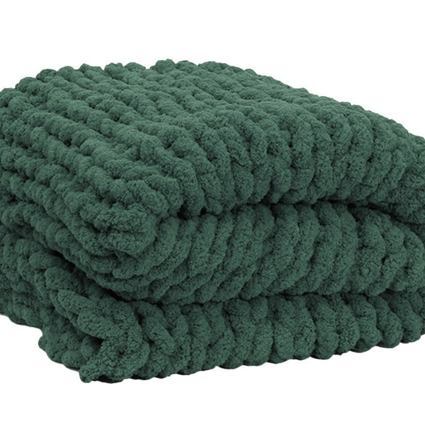 Chunky Knit Throw Blanket