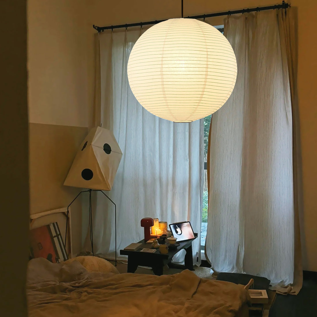 Paper Globe Pendant Light
