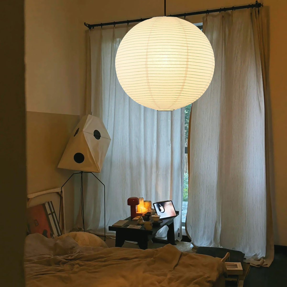 Paper Globe Pendant Light
