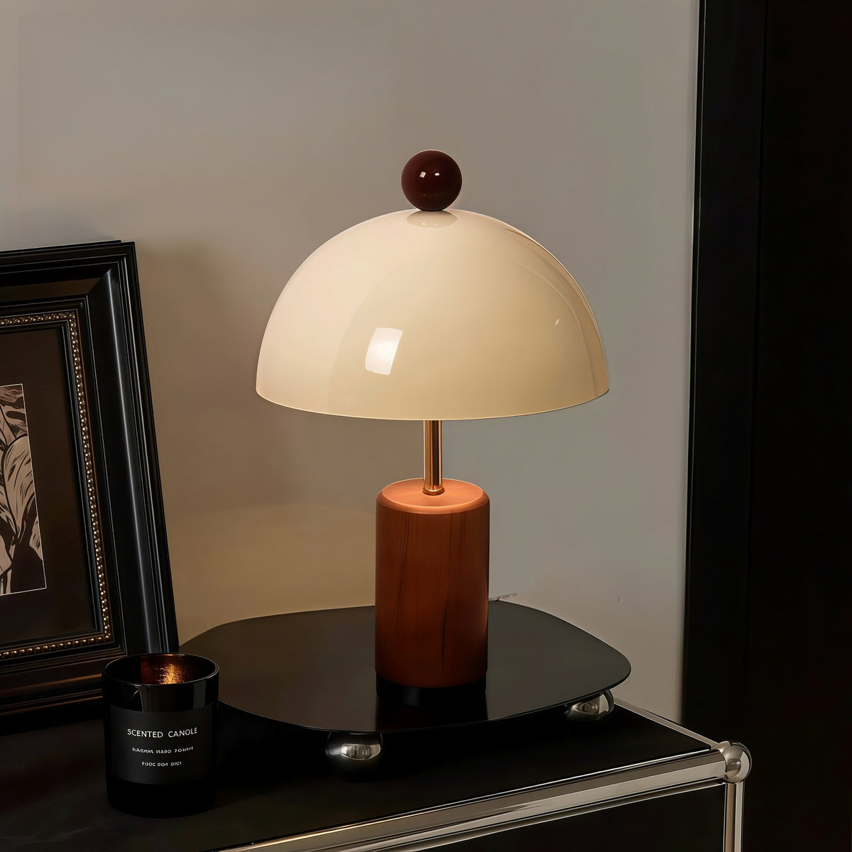 Wood Table Lamp
