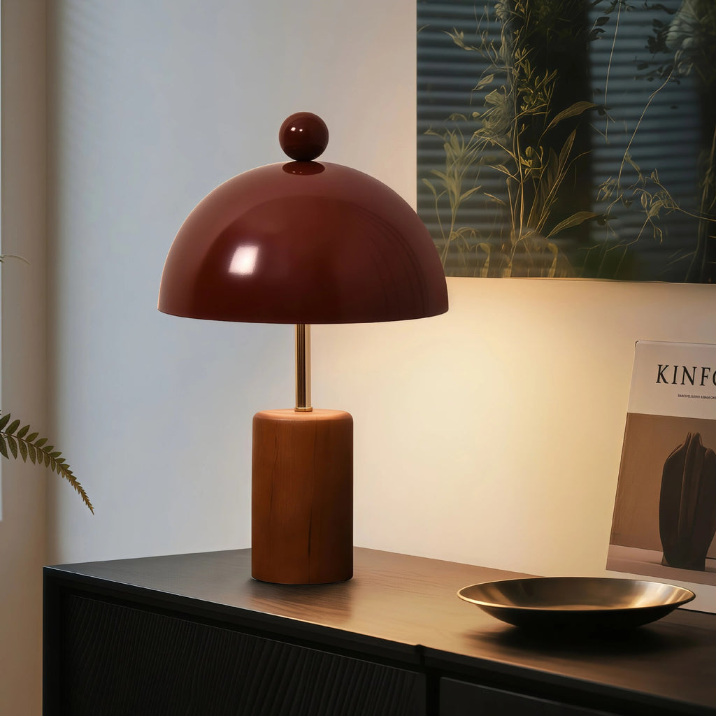 Wood Table Lamp
